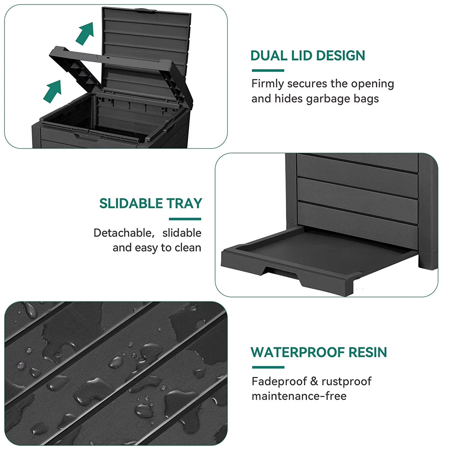 CleanGuard™ Outdoor Bin