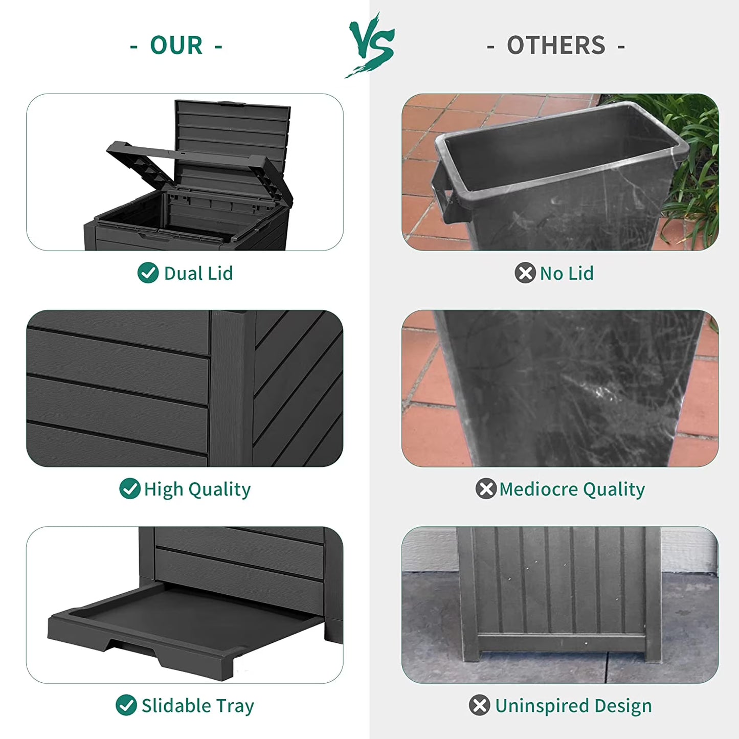 CleanGuard™ Outdoor Bin